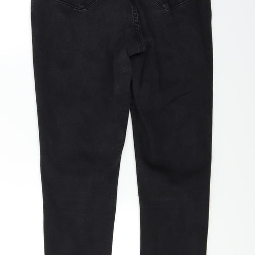 Denim co Womens Black  Denim Skinny Jeans Size 16 L26 in