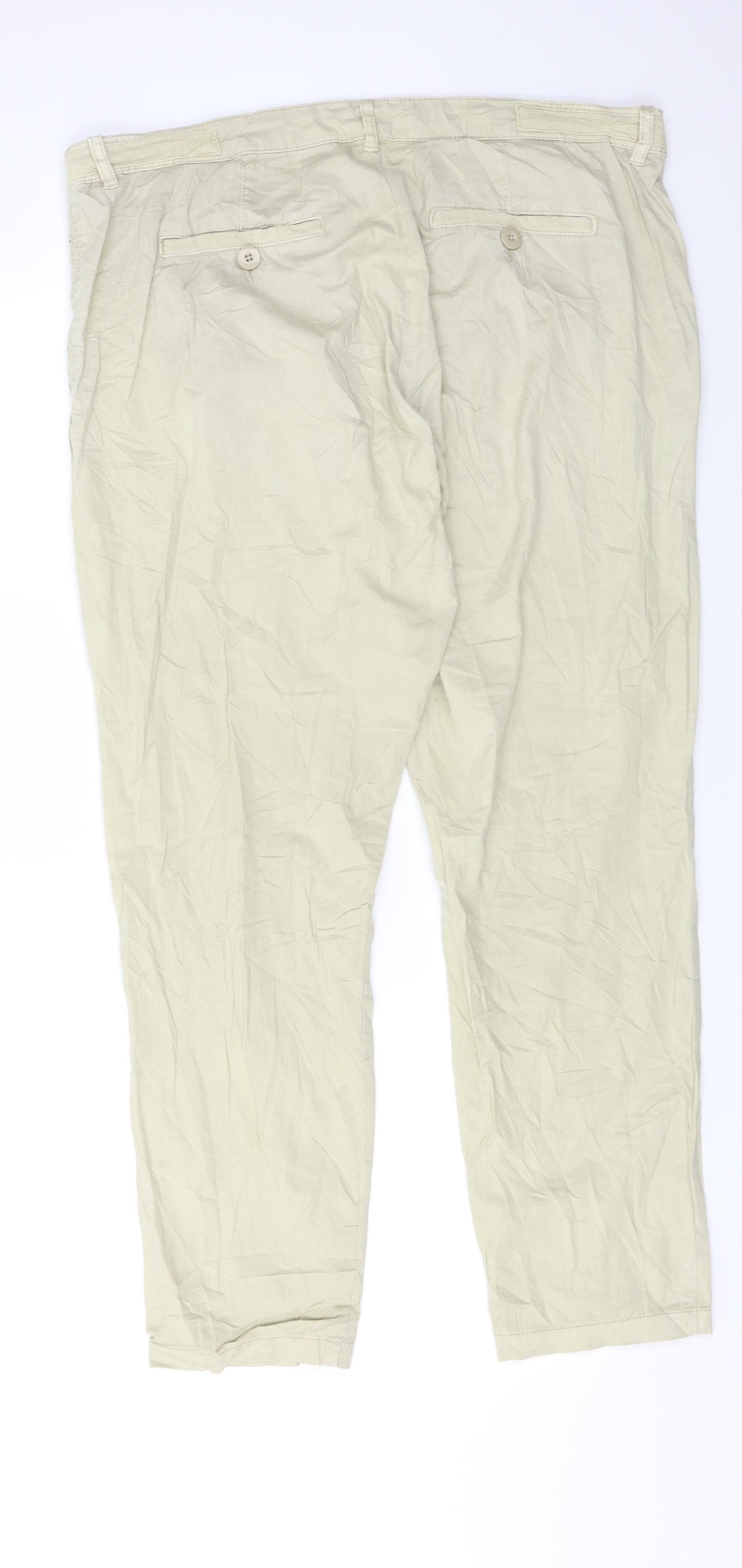 EDC Mens Beige   Chino Trousers Size 42 L28 in
