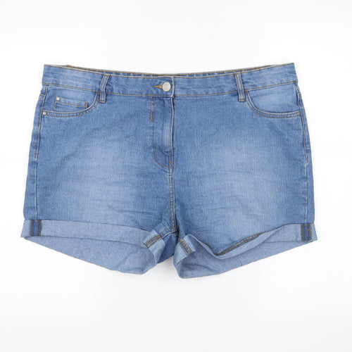 PEP & cO Womens Blue   Chino Shorts Size 18