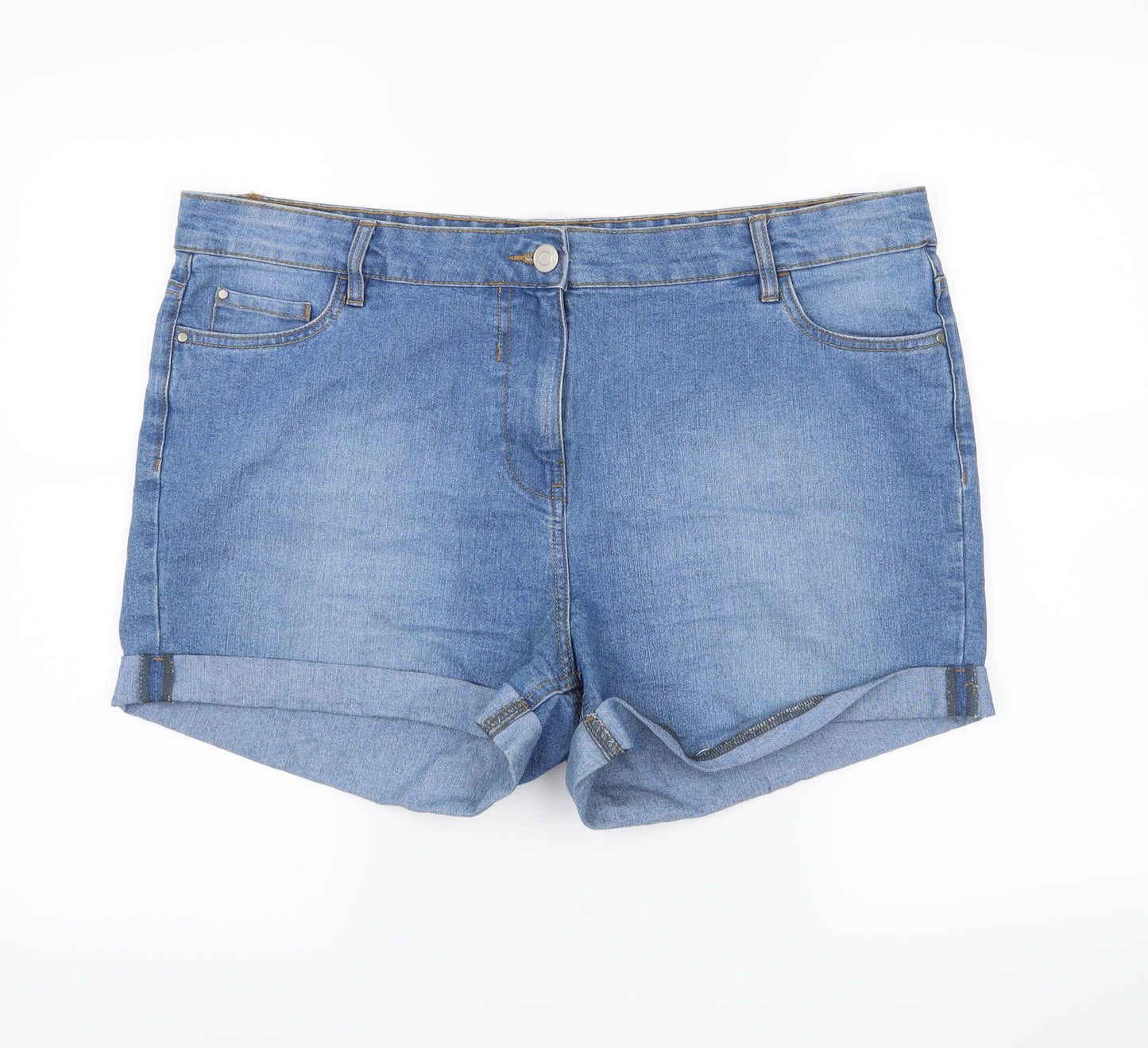 PEP & cO Womens Blue   Chino Shorts Size 18