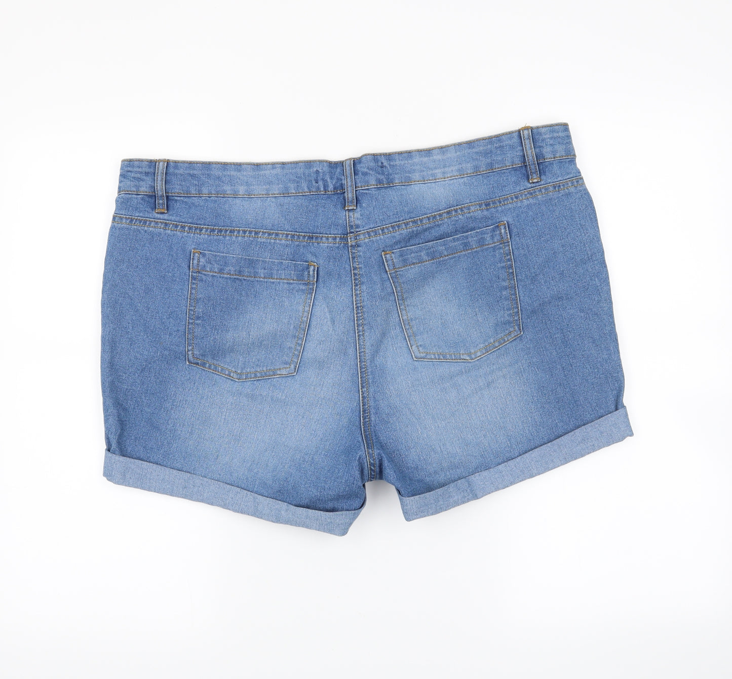 PEP & cO Womens Blue   Chino Shorts Size 18