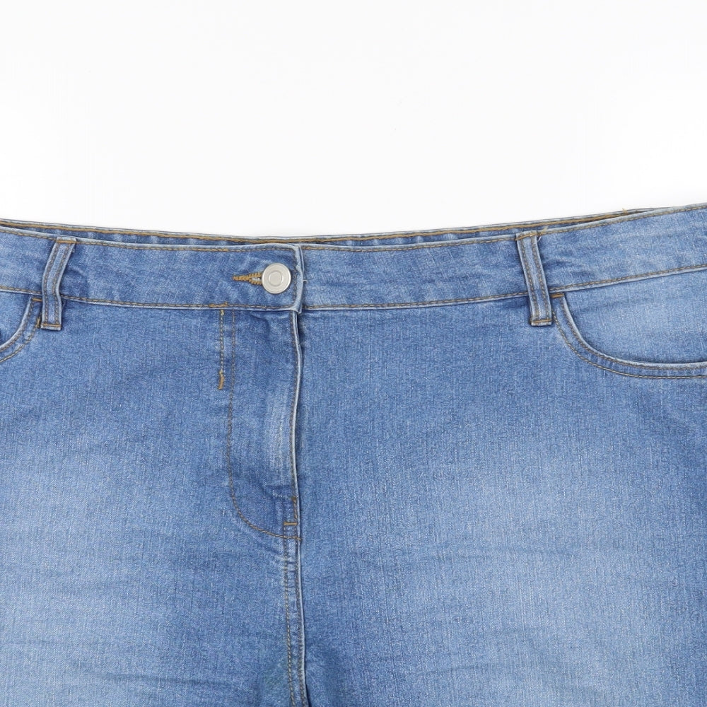 PEP & cO Womens Blue   Chino Shorts Size 18