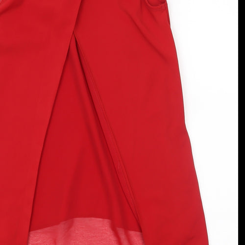 Dorothy Perkins Womens Red   Basic Tank Size 8