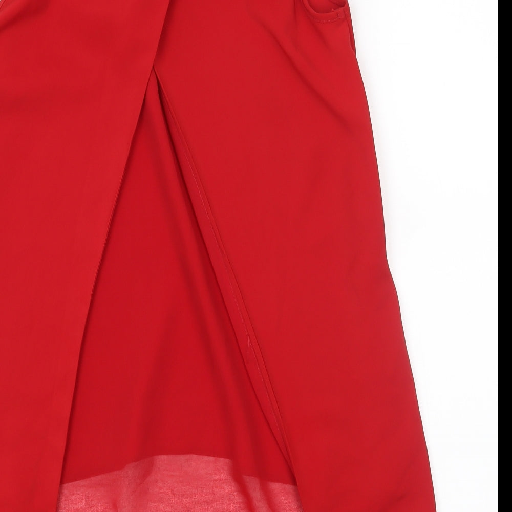 Dorothy Perkins Womens Red   Basic Tank Size 8
