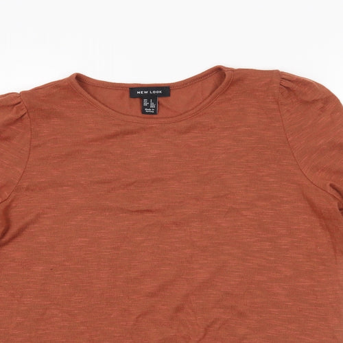 New Look Womens Orange   Pullover Jumper Size S