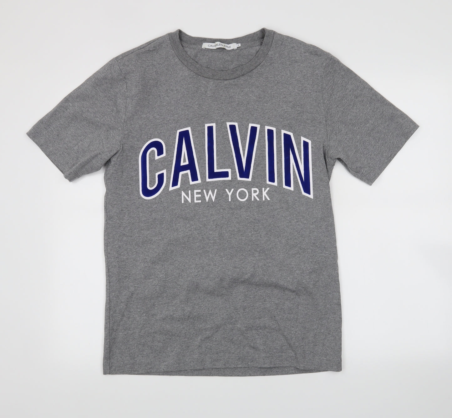 calvin klein jeans Mens Grey    T-Shirt Size S