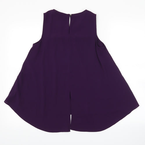 Dorothy Perkins Womens Purple   Basic Tank Size 8