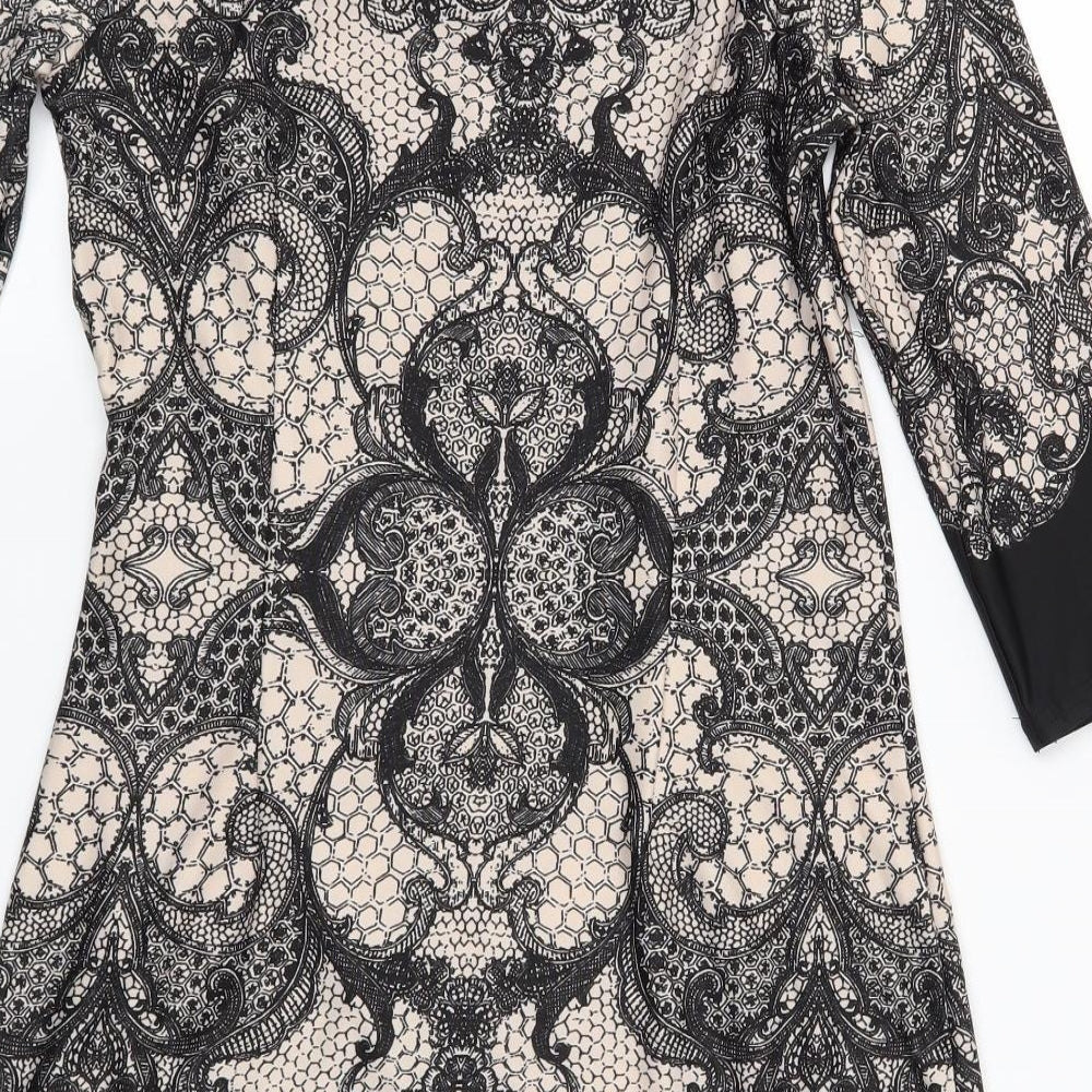 Primark Womens Pink Paisley  Shirt Dress  Size 10