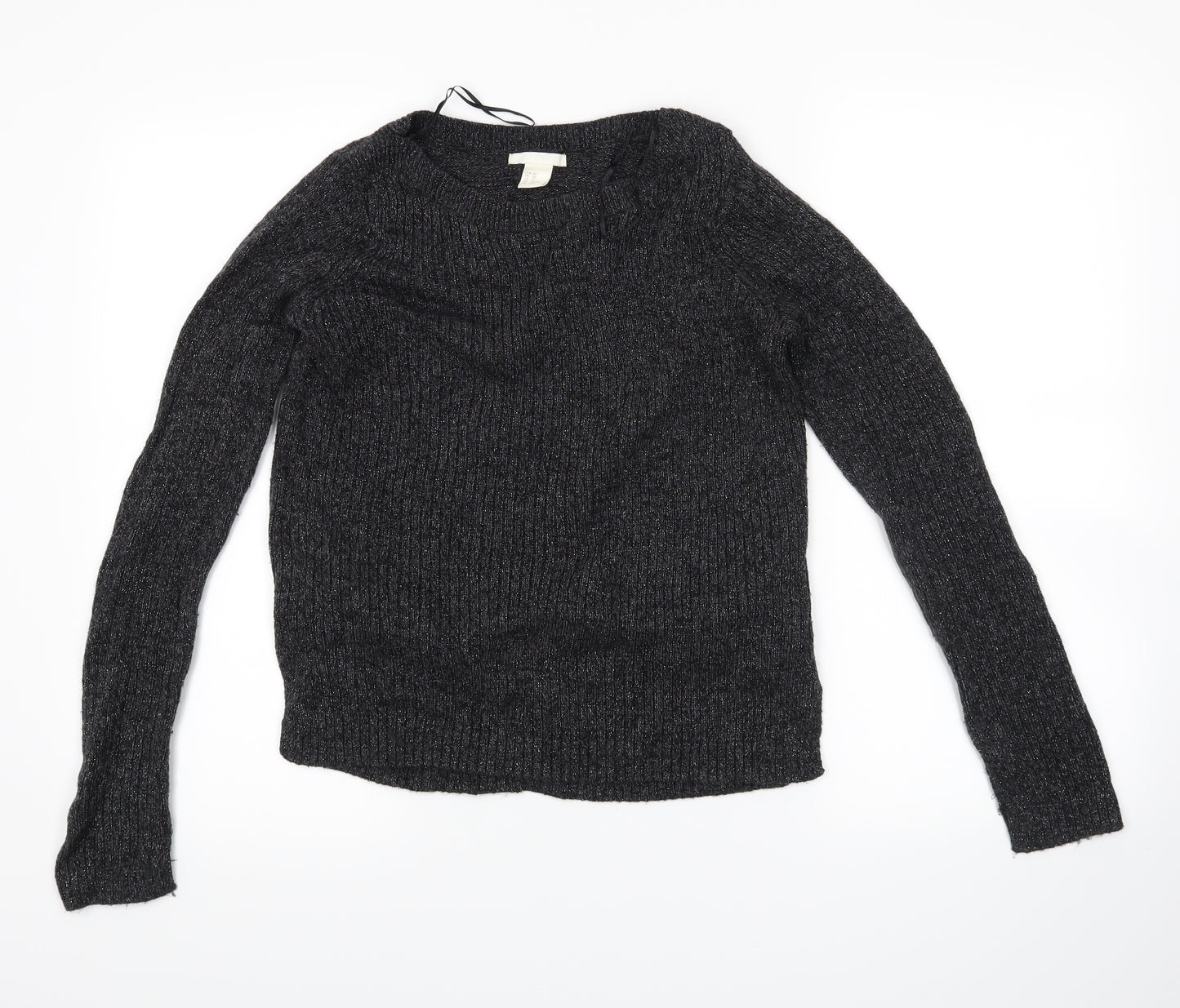 H&M Womens Grey   Pullover Jumper Size XS