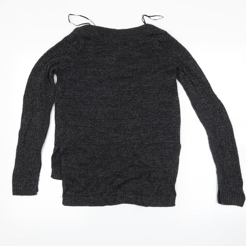 H&M Womens Grey   Pullover Jumper Size XS
