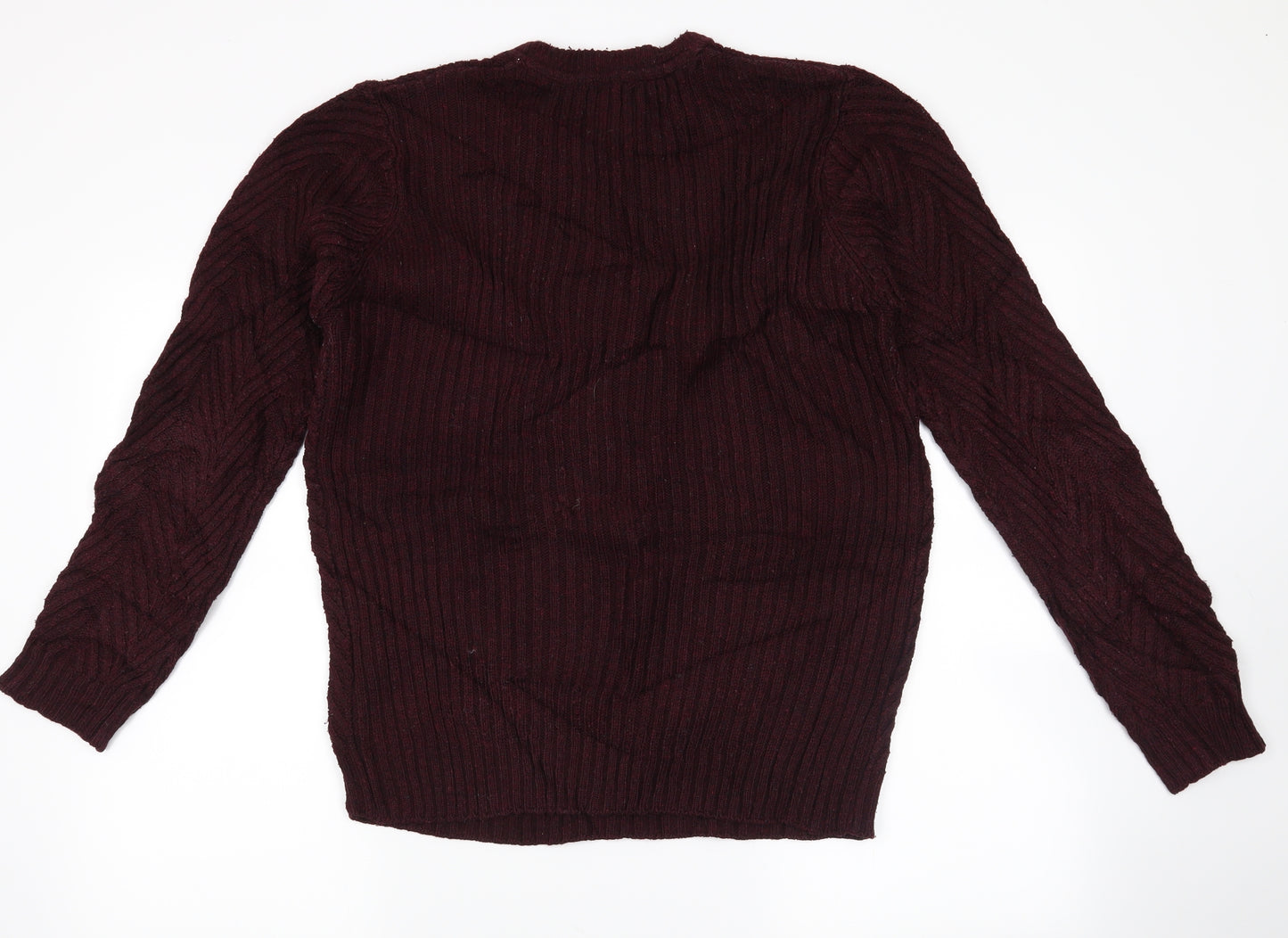 burton menswear Mens Red   Pullover Jumper Size S