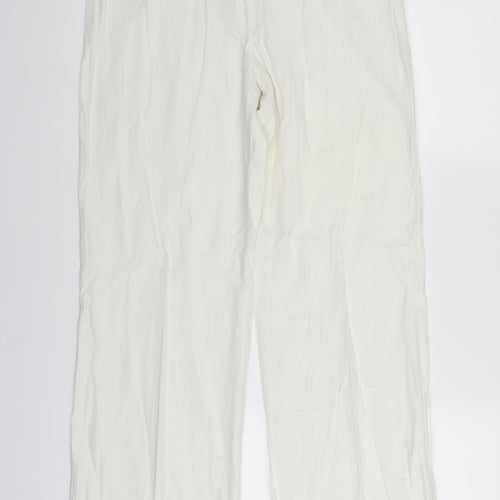 George Womens White   Trousers  Size 10 L28 in