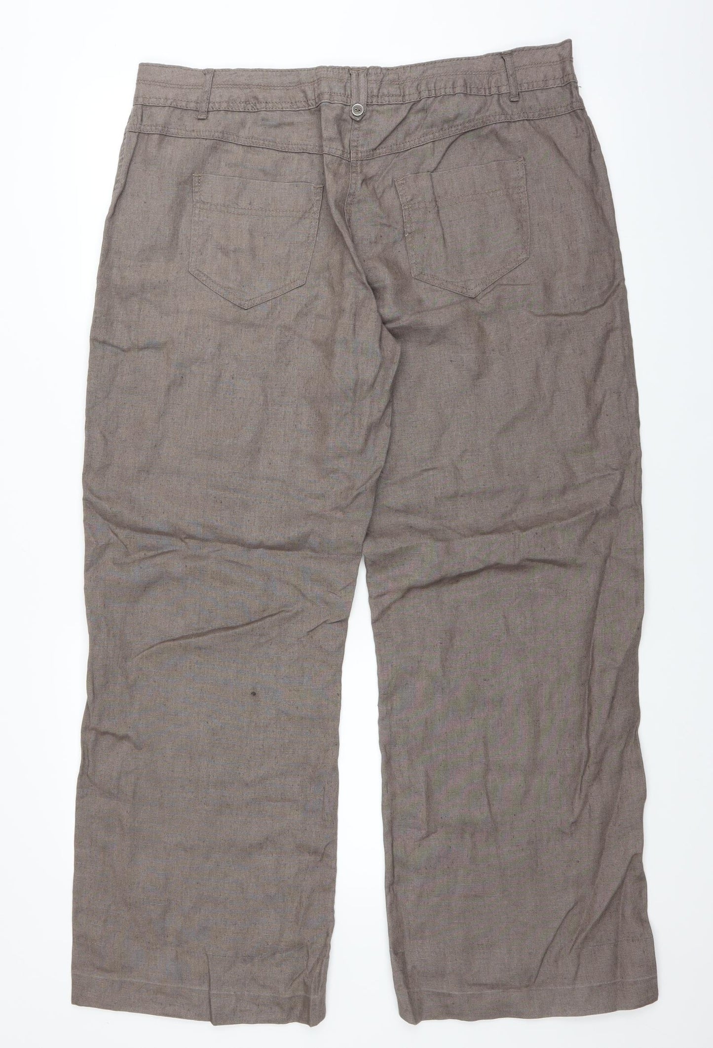 George Womens Brown   Carpenter Trousers Size 16 L30 in