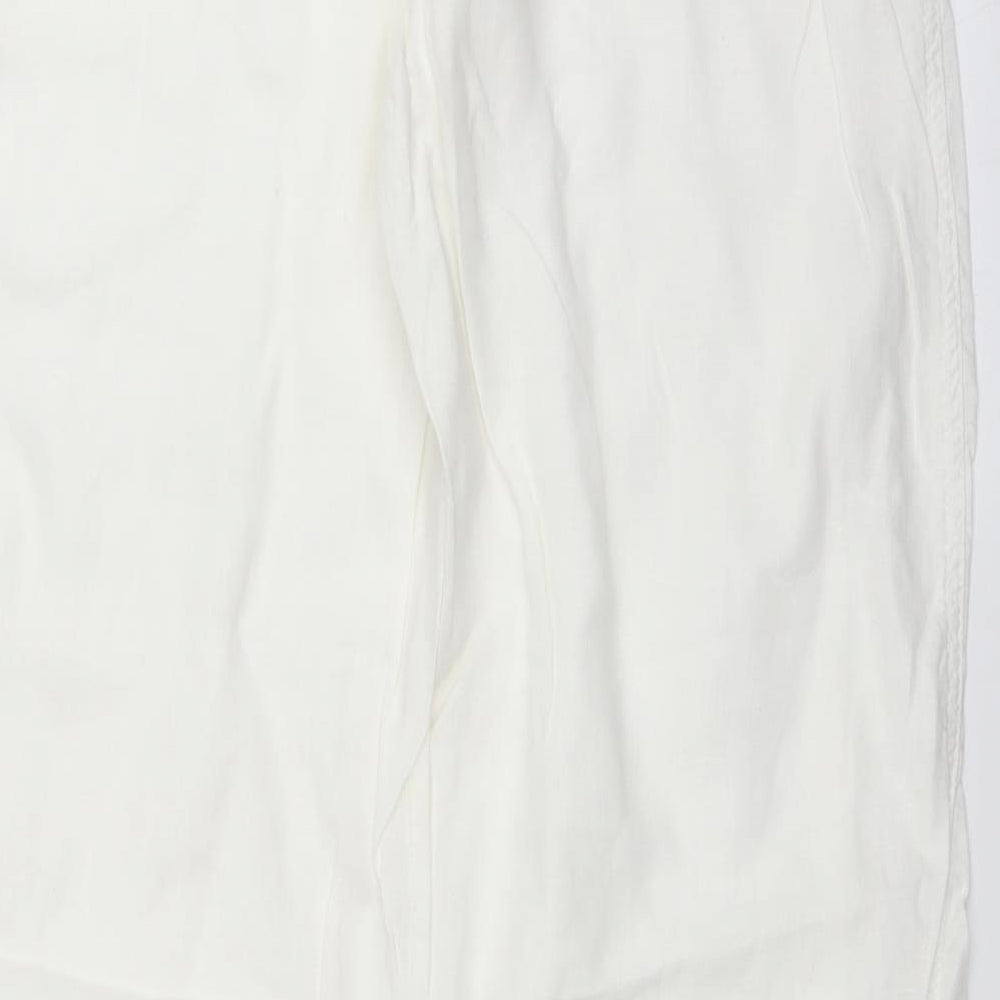 Atmosphere Womens White   Carpenter Trousers Size 12 L30 in