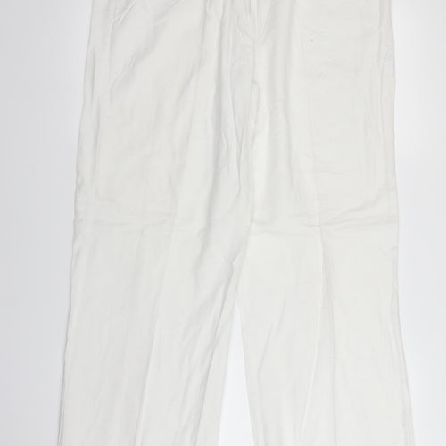 ELVI Womens White   Trousers  Size 18 L29 in