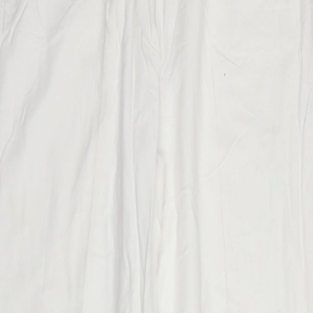 ELVI Womens White   Trousers  Size 18 L29 in