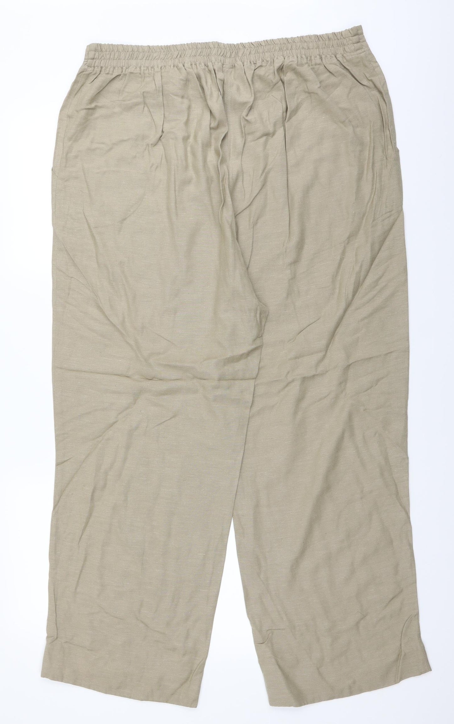 Anthology Womens Brown   Trousers  Size 18 L27 in