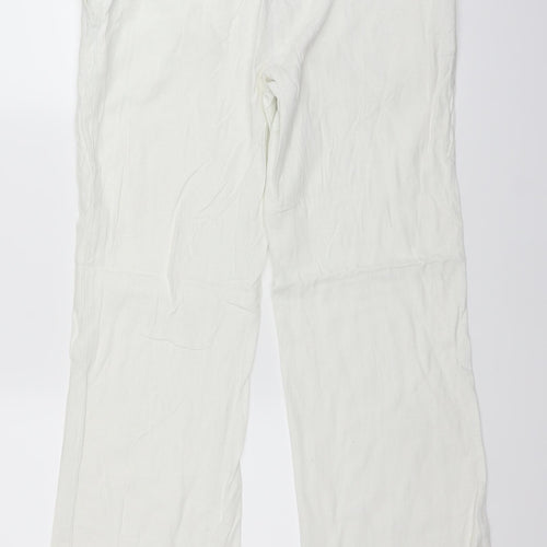 George Womens White   Trousers  Size 10 L28 in
