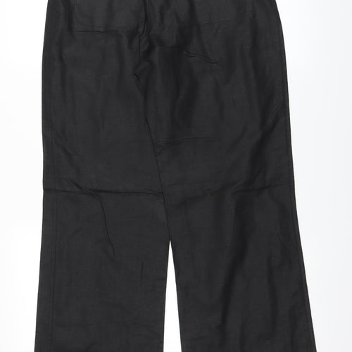 Coast Womens Black   Trousers  Size 8 L30 in
