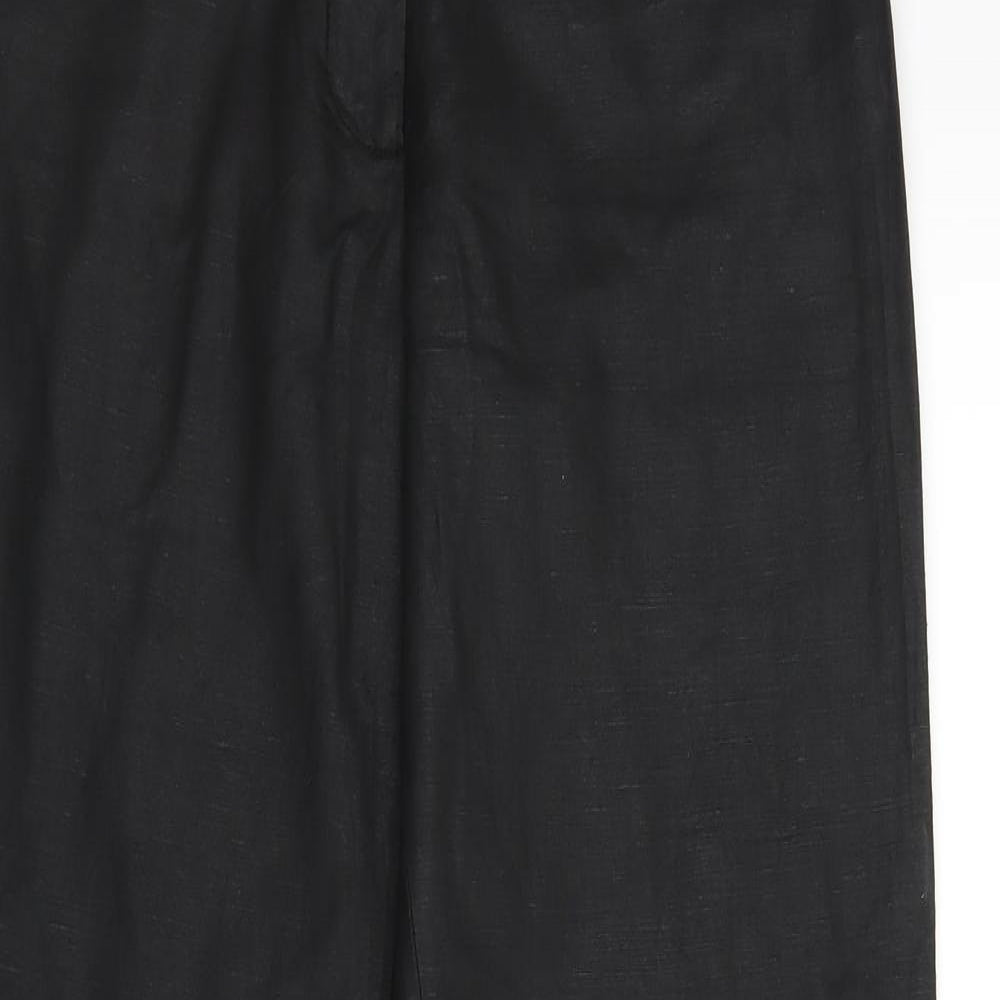 Coast Womens Black   Trousers  Size 8 L30 in