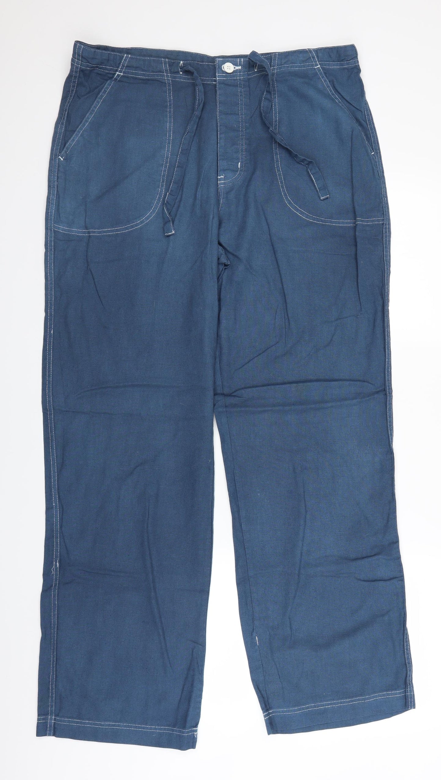 Brooker Womens Blue   Trousers  Size L L30 in