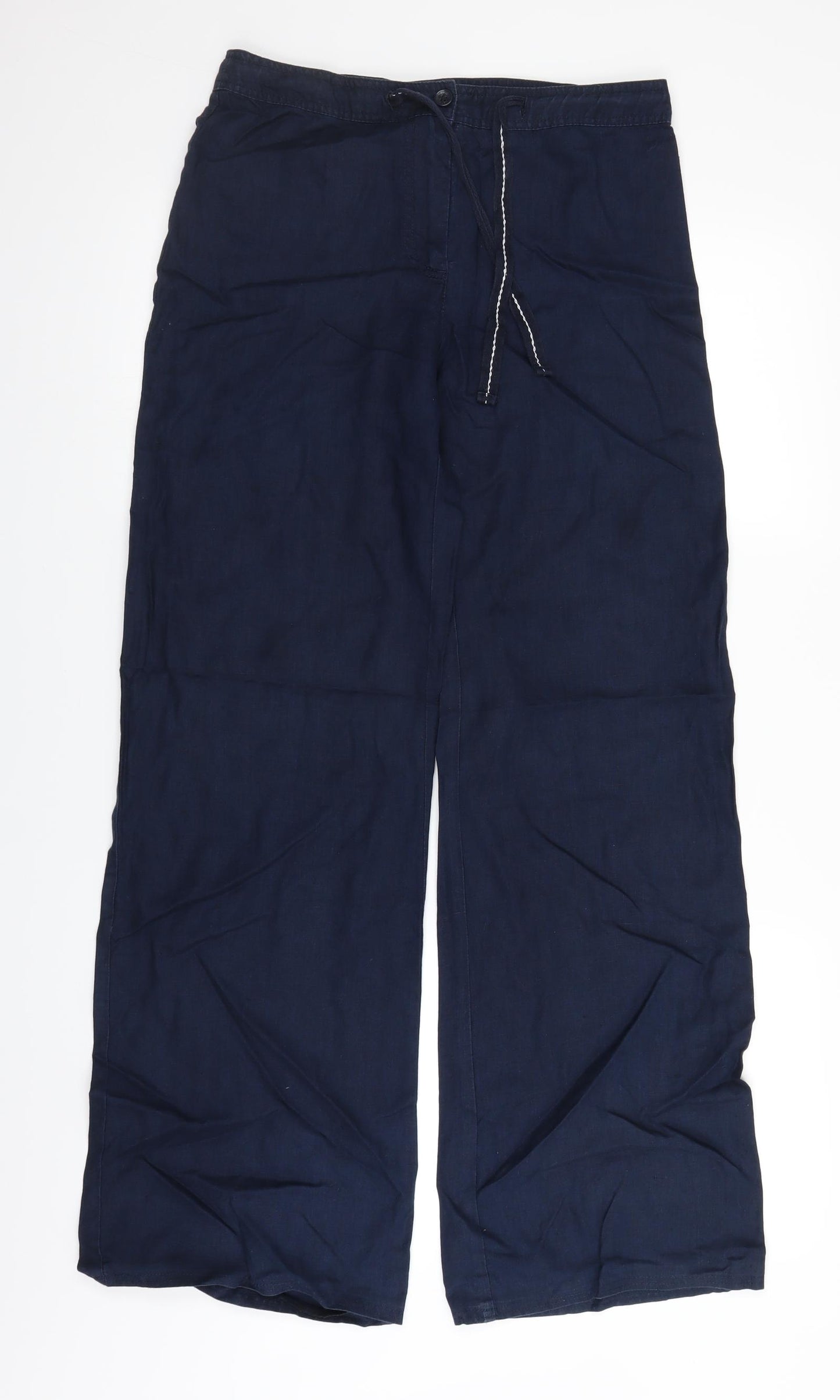 Laura Ashley Womens Blue   Trousers  Size 8 L31.5 in - Drawstring