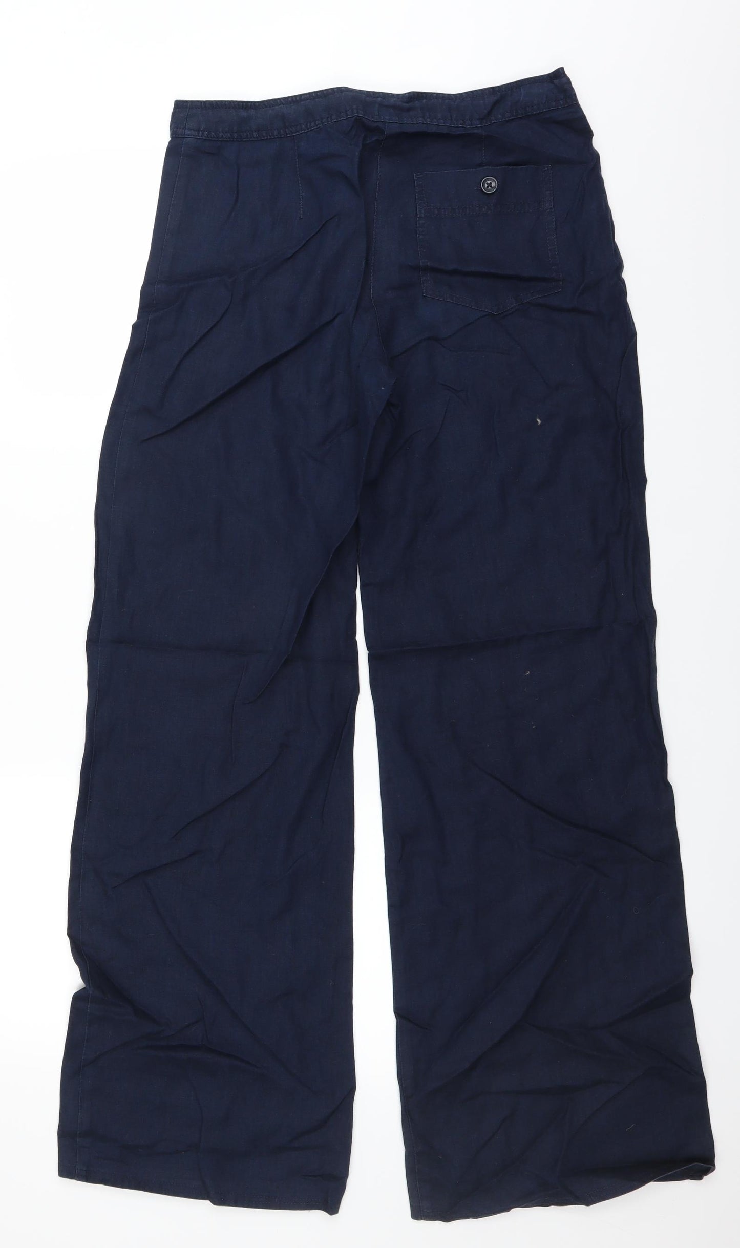 Laura Ashley Womens Blue   Trousers  Size 8 L31.5 in - Drawstring