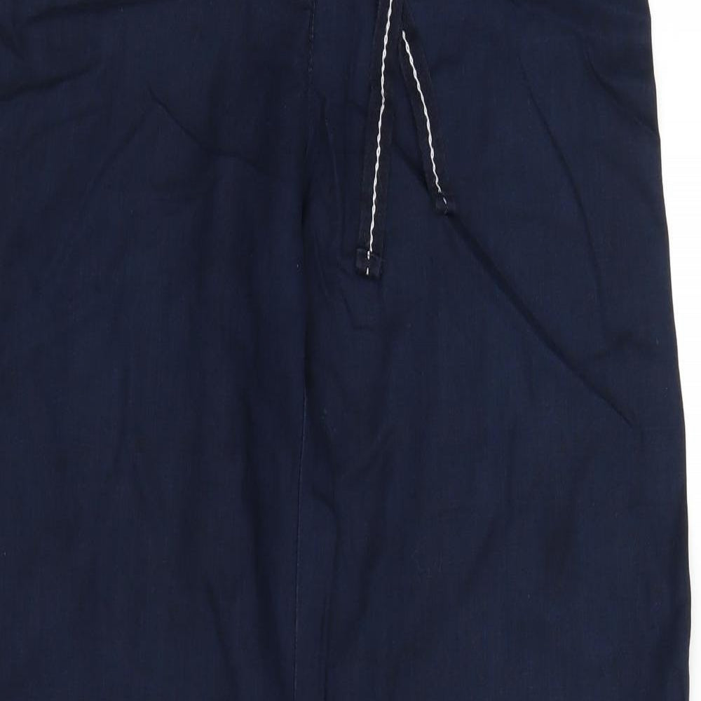 Laura Ashley Womens Blue   Trousers  Size 8 L31.5 in - Drawstring