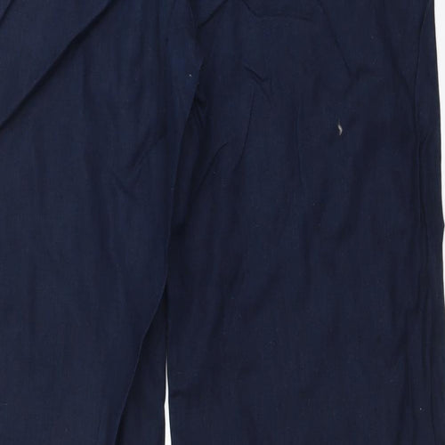 Laura Ashley Womens Blue   Trousers  Size 8 L31.5 in - Drawstring