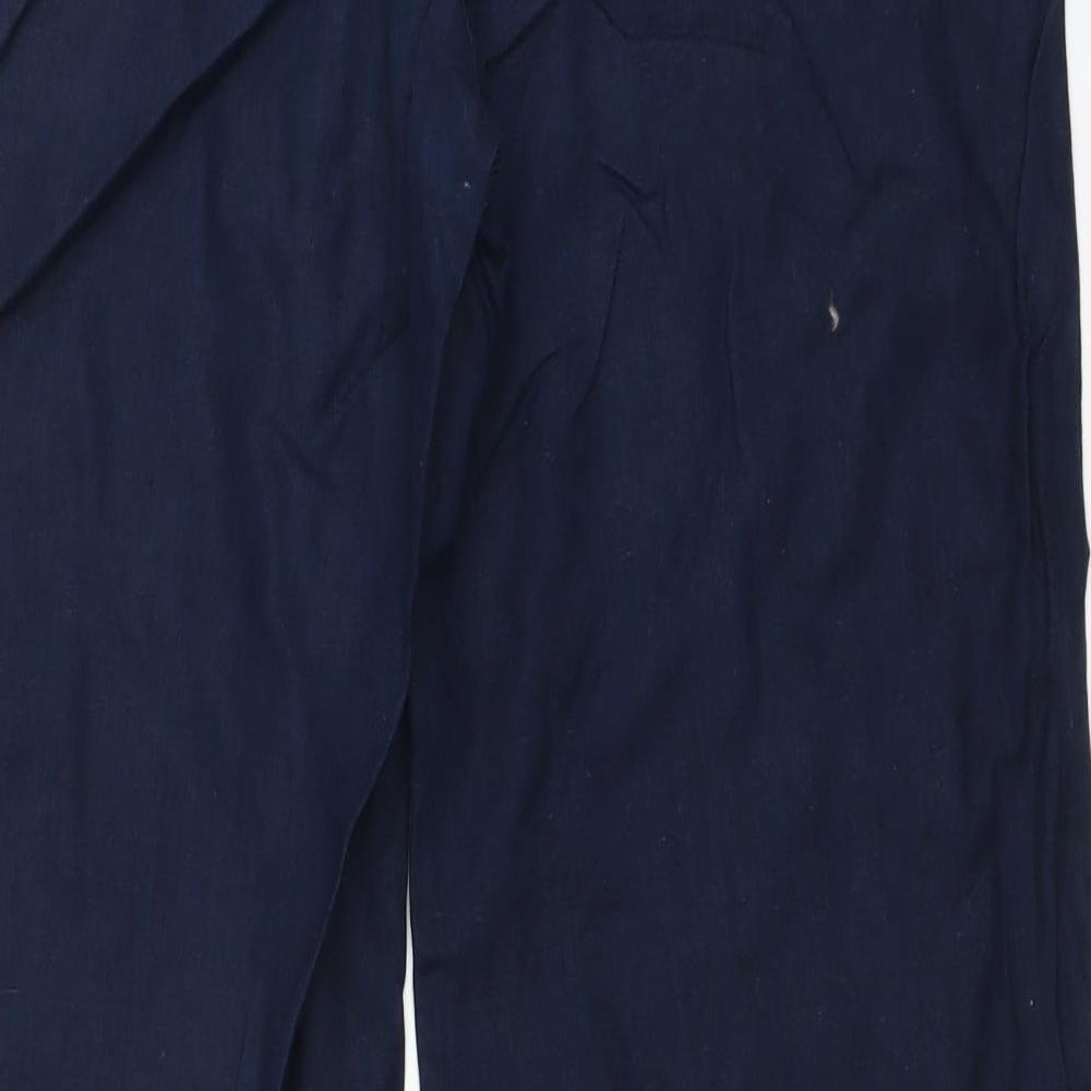 Laura Ashley Womens Blue   Trousers  Size 8 L31.5 in - Drawstring