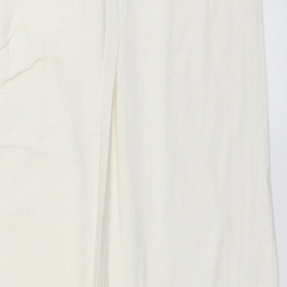 George Womens White   Trousers  Size 12 L29 in