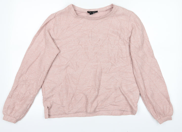 New Look Womens Pink Pullover Jumper Size S