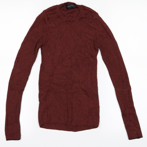 Topshop Womens Brown   Pullover Jumper Size 8
