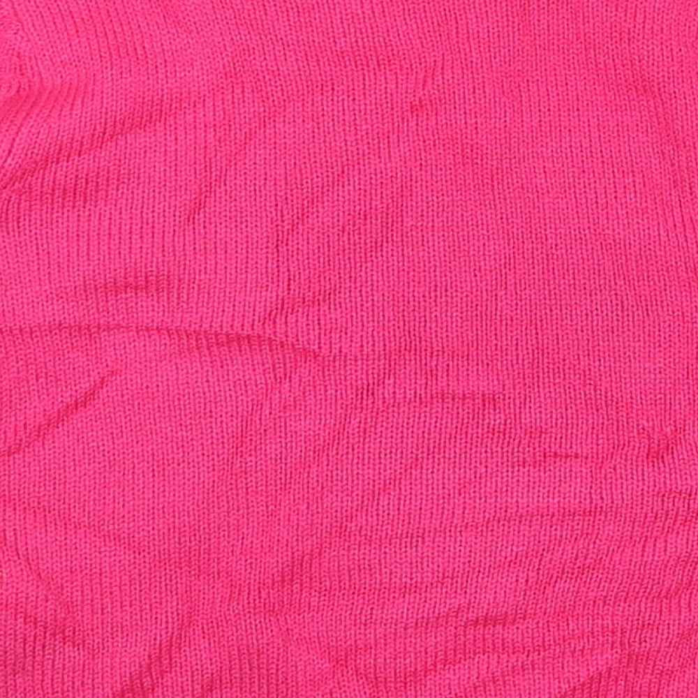 Tu Kids Girls Pink   Pullover Jumper Size 2-3 Years  - Christmas Dinosaurs