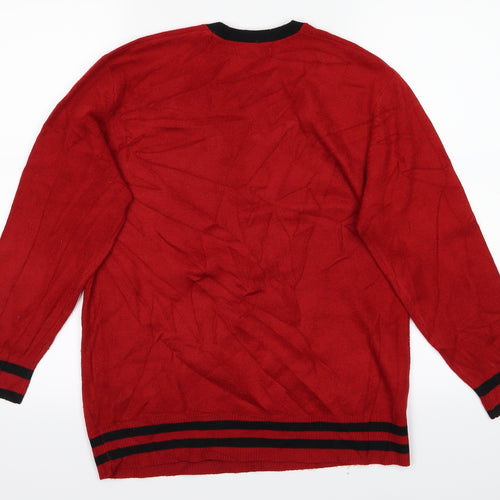 Ann Marie Womens Red   Pullover Jumper Size M