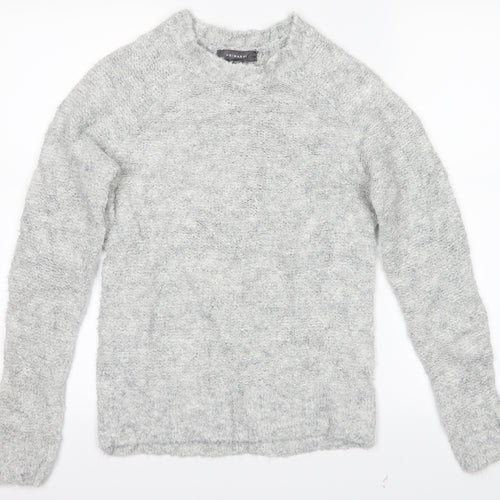 Primark Womens Grey   Pullover Jumper Size 2XS