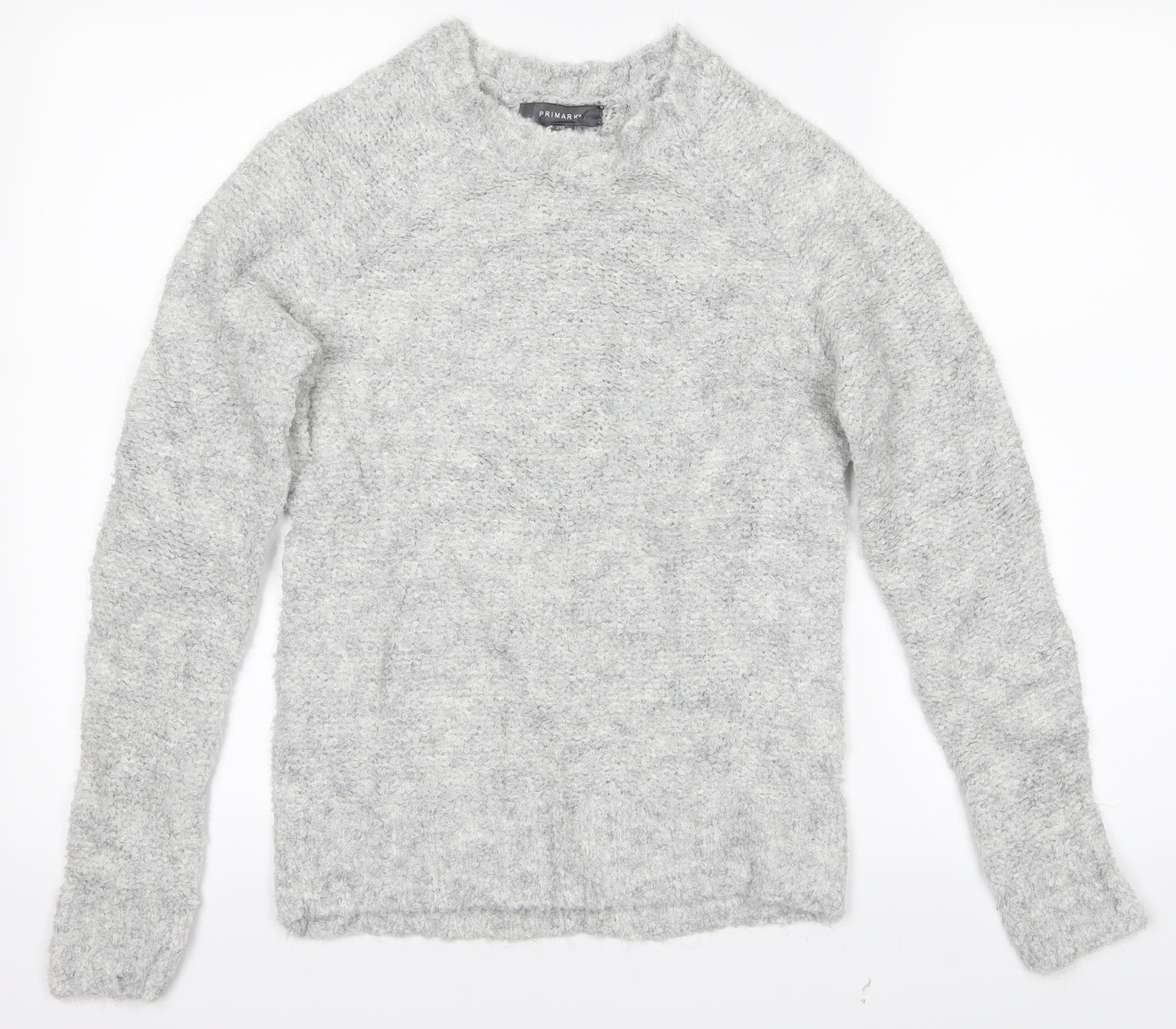 Primark Womens Grey   Pullover Jumper Size 2XS