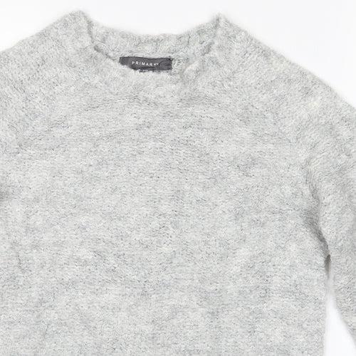 Primark Womens Grey   Pullover Jumper Size 2XS