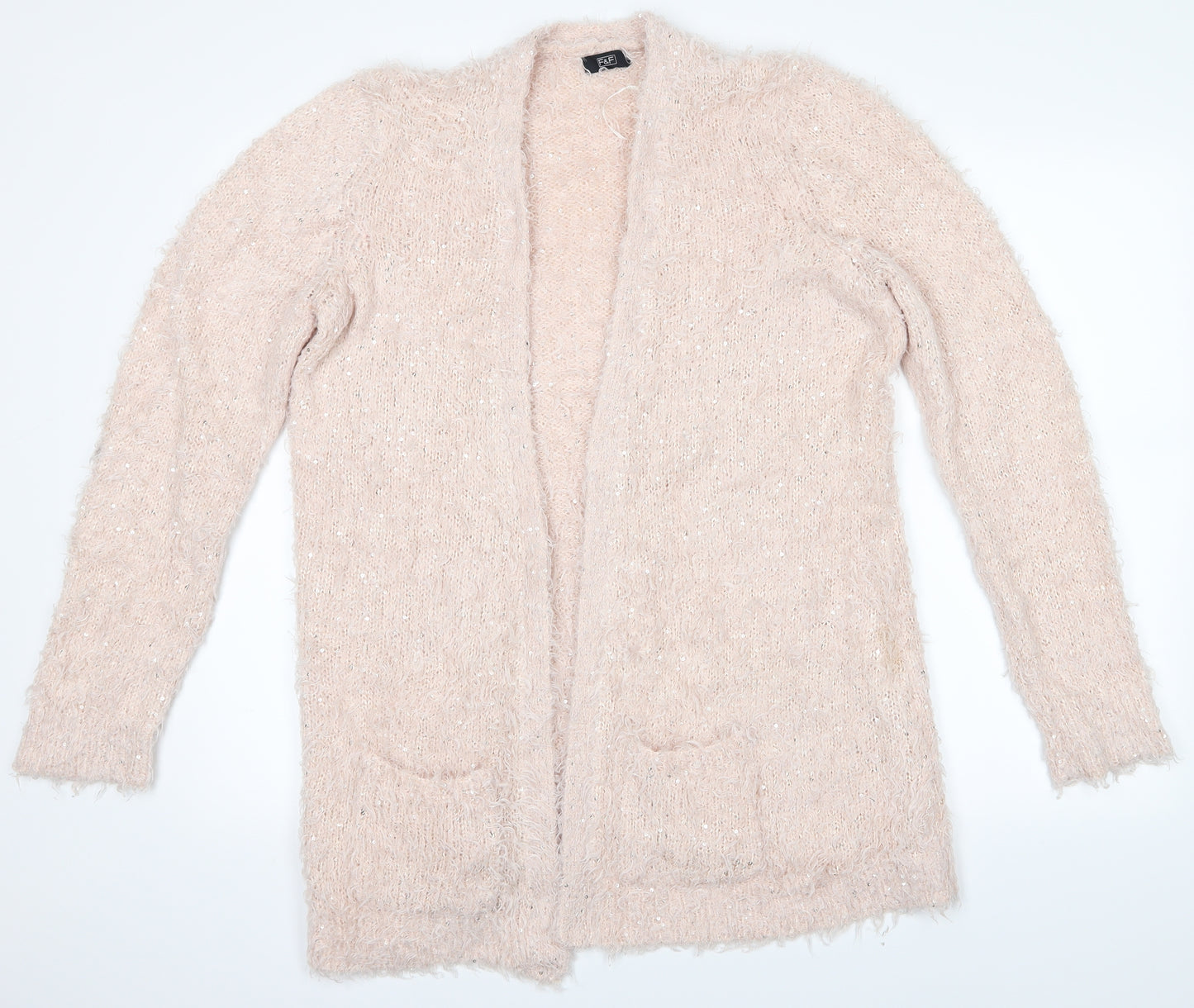 F&F Womens Pink   Cardigan Jumper Size 16