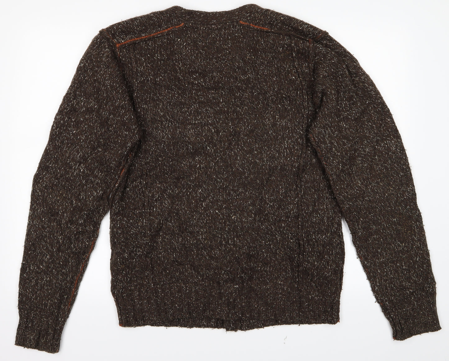 Fat Face Mens Brown   Cardigan Jumper Size M