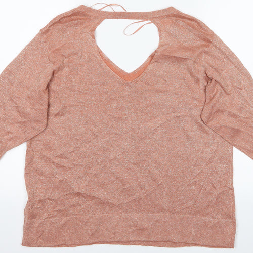 M&S Womens Pink   Basic Blouse Size 14
