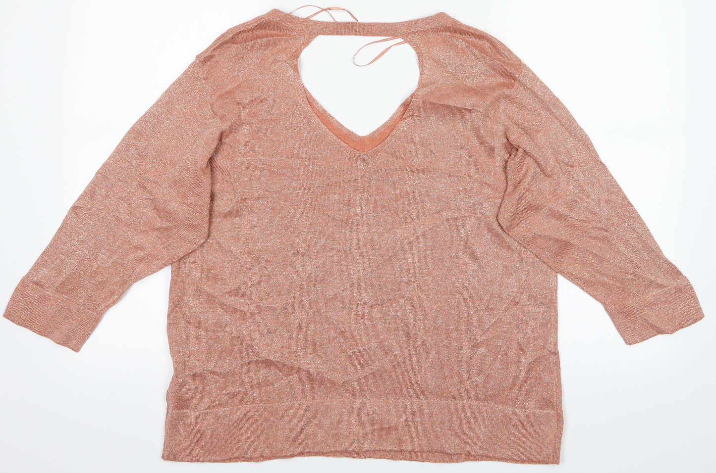 M&S Womens Pink   Basic Blouse Size 14