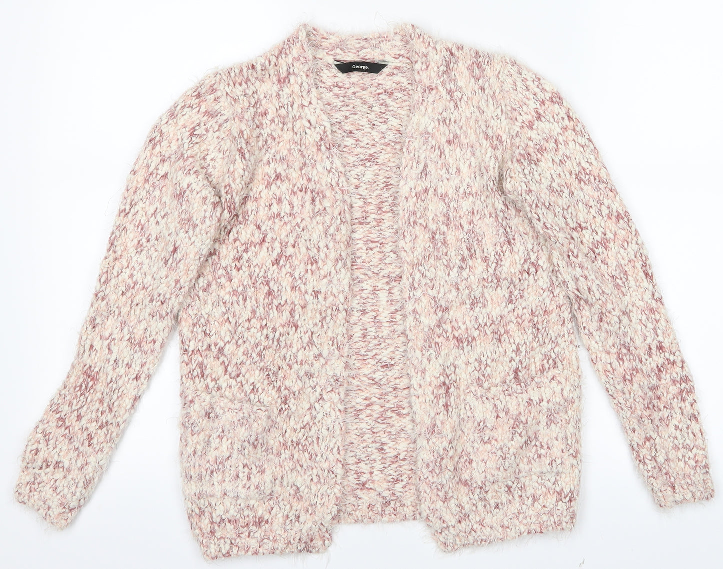 George Girls Pink   Cardigan Jumper Size 9-10 Years