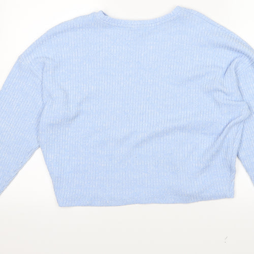 H&M Girls Blue   Pullover Jumper Size 14 Years