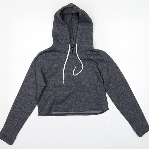 Daisy Street Womens Grey   Pullover Hoodie Size M