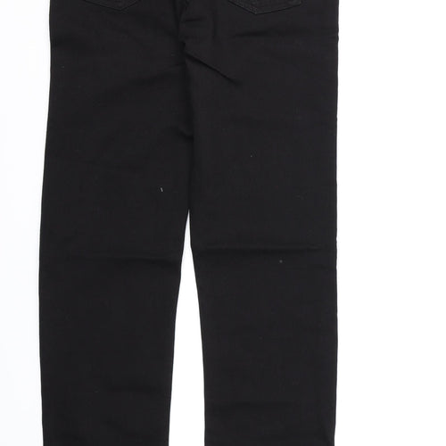 So Denim Womens Black  Denim Straight Jeans Size 10 L31 in