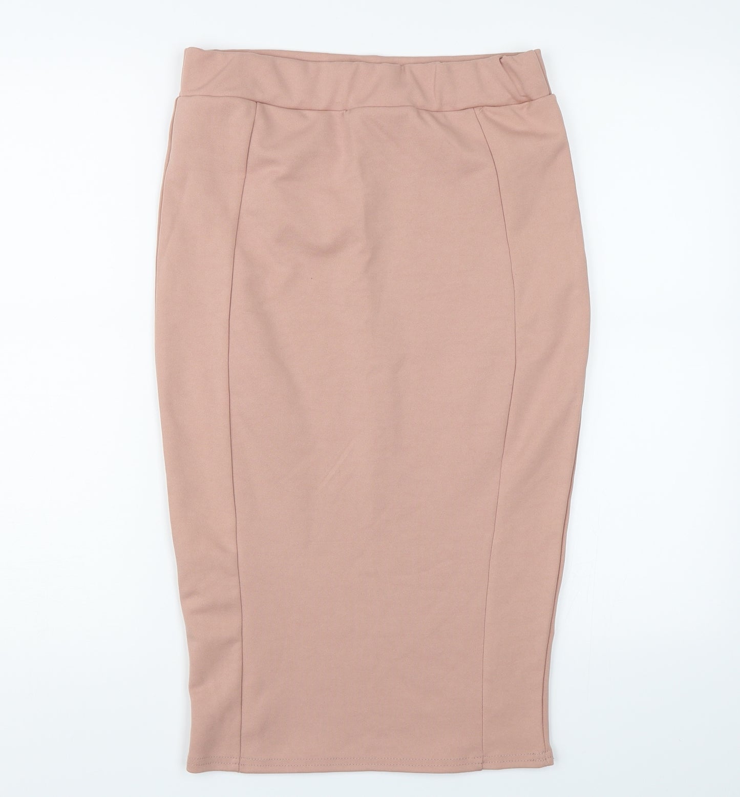 Boohoo Womens Pink   A-Line Skirt Size 12
