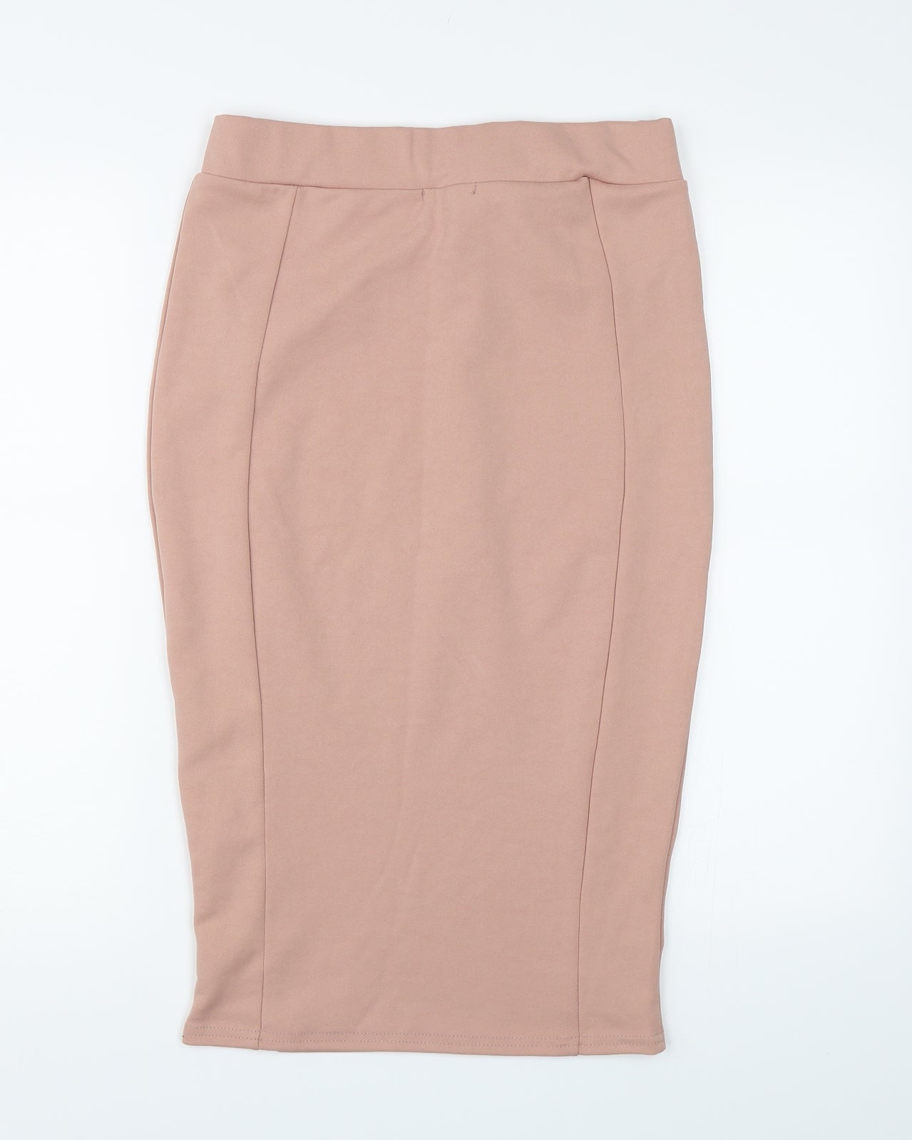 Boohoo Womens Pink   A-Line Skirt Size 12