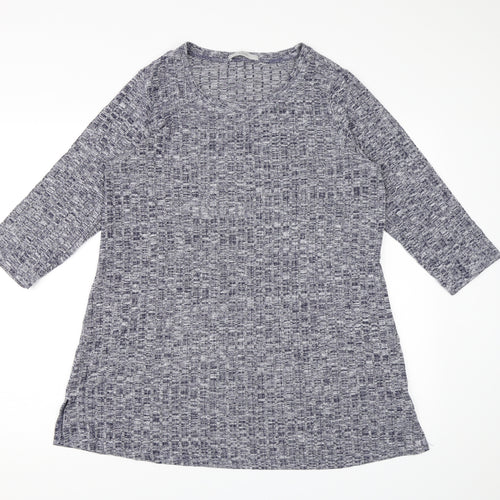 George Womens Blue  Knit Pullover Jumper Size 14