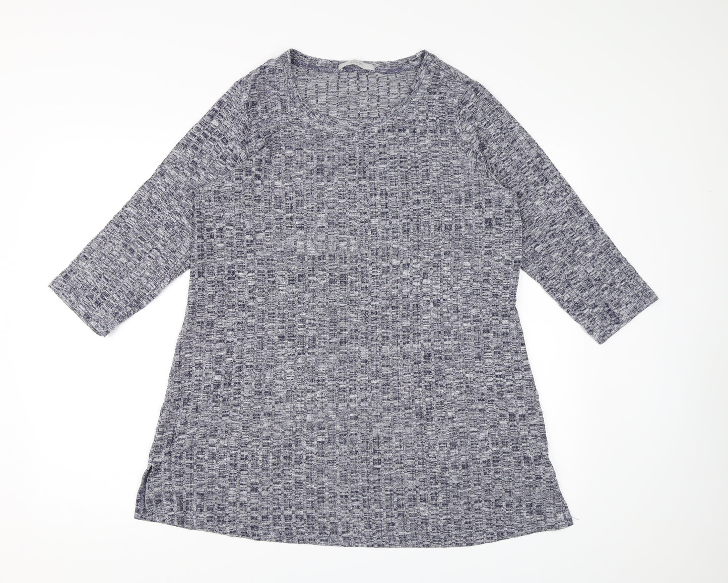 George Womens Blue  Knit Pullover Jumper Size 14